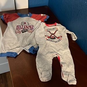 Infant hockey onesies